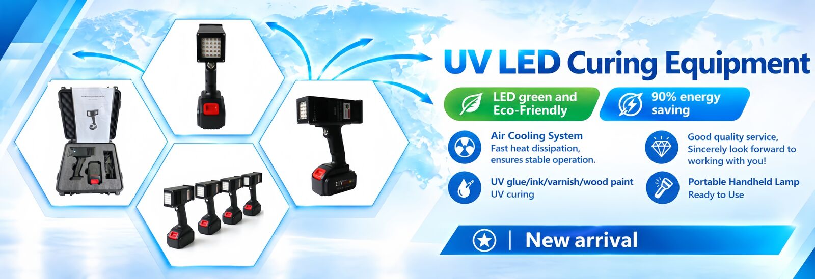 UV θεραπεύοντας λαμπτήρας οδηγήσεων