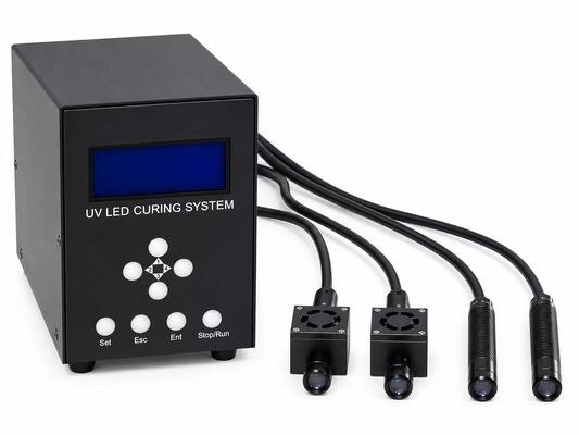 Πολυκαναλικό σύστημα στεγνώσεως UV LED με υψηλή απόδοση ακτινοβολίας και χαμηλή παραγωγή θερμότητας για ακριβή συναρμολόγηση