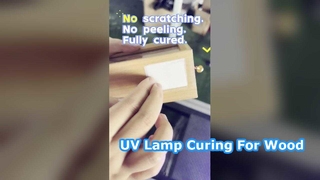 Υψηλής απόδοσης UV LED σύστημα ωρίμανσης για ξύλινα δάπεδα